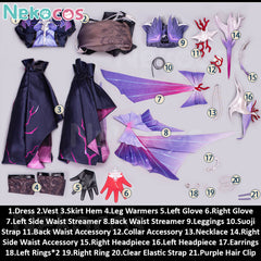 Honkai Star Rail Helektra Hysilens Cosplay Costume - Premium EditionCostume,Game,Honkai: Star Rail