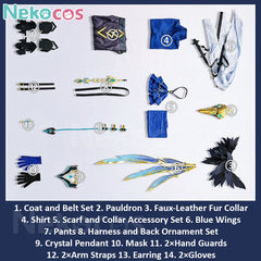 Genshin Impact Il Dottore Cosplay Costume - Premium EditionCostume,Game,Genshin Impact