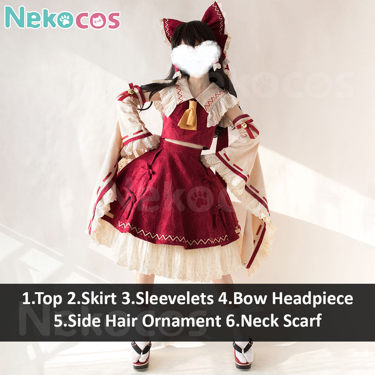 Reimu Hakurei Cosplay Costume Premium Edition - Custom TailoredCostume,Game,Touhou Project