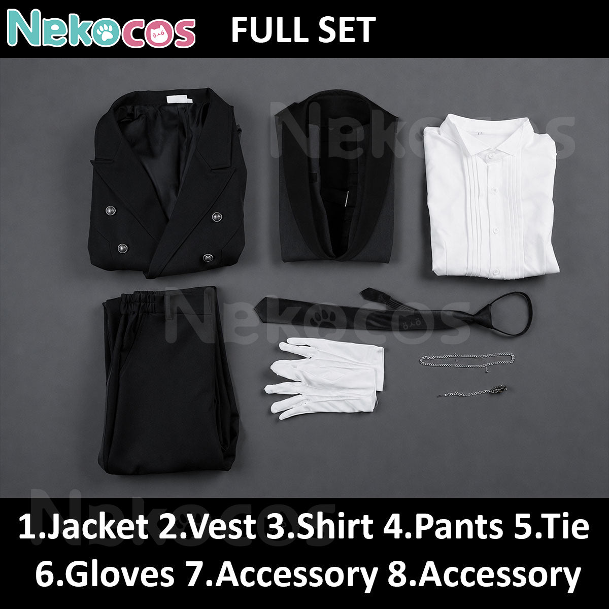 Sebastian Michaelis Cosplay Costume - Shop Now In StockAnime,Black Butler,Costume