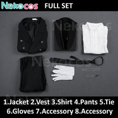 Sebastian Michaelis Cosplay Costume - Shop Now In StockAnime,Black Butler,Costume
