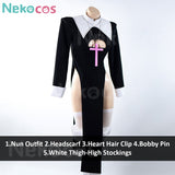 Miku Rabbit Hole Nun Cosplay Costume | Ready to ShipCostume,Hatsune Miku