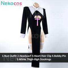 Miku Rabbit Hole Nun Cosplay Costume | Ready to ShipCostume,Hatsune Miku