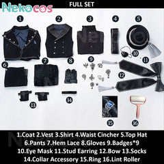 Ciel Phantomhive Cosplay Costume - Premium Custom-Tailored WearAnime,Black Butler,Costume