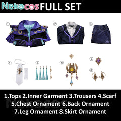 Genshin Impact Cosplay Costume Custom-Tailored by NekocosCostume,Game,Genshin Impact