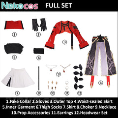 Honkai Star Rail Rin Tohsaka Cosplay Costume - Premium EditionCostume,Game,Honkai: Star Rail
