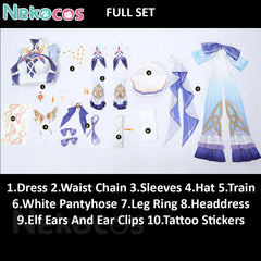 Genshin Impact Nicole Reeyn Cosplay Costume - Premium EditionCostume,Game,Genshin Impact