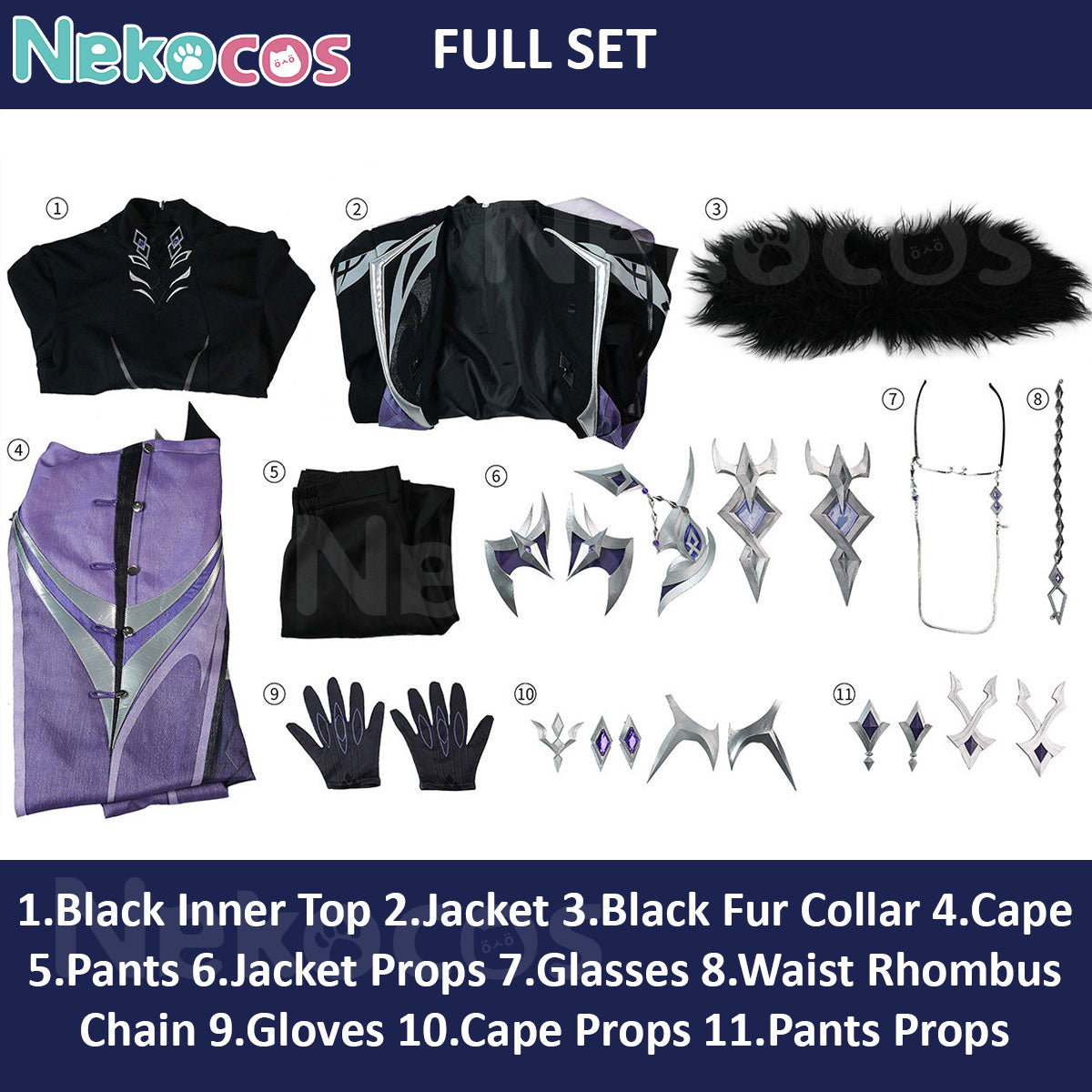 Genshin Impact Pantalone Cosplay Costume - Premium EditionCostume,Game,Genshin Impact