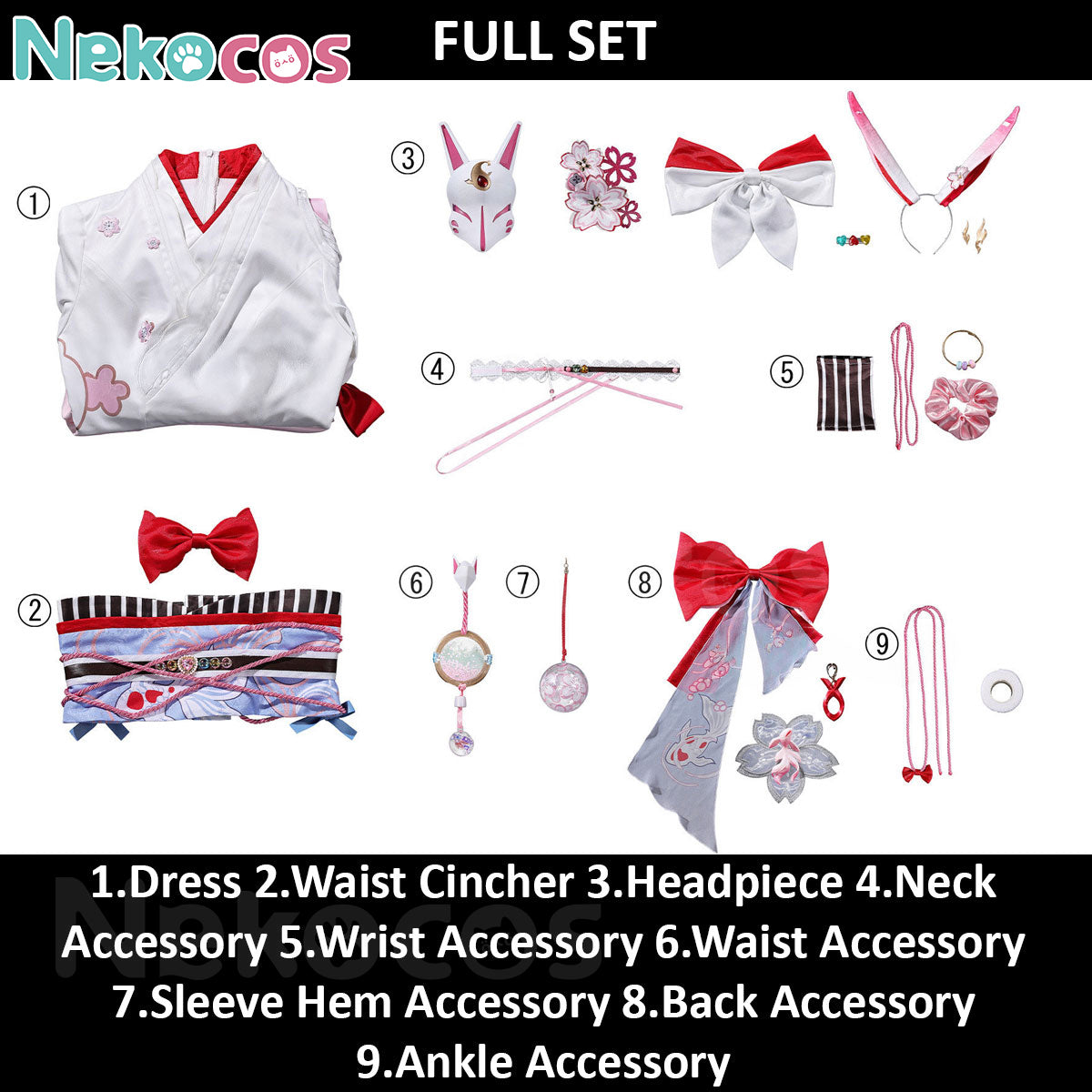 Honkai Star Rail Evanescia Cosplay Costume - Custom-TailoredCostume,Game,Honkai: Star Rail