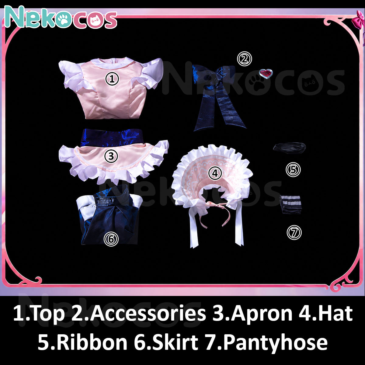 Nekocos Chibi Cafe Cosplay Costume - Custom-Tailored FunCostume,Game,League of Legends