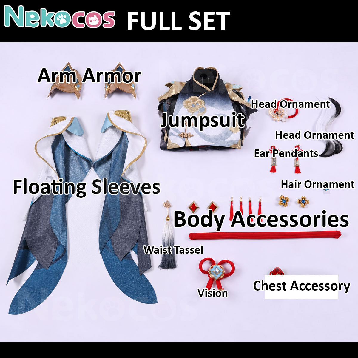 Genshin Impact Shenhe Cosplay Costume - Premium EditionCostume,Game,Genshin Impact