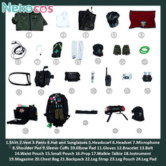 Delta Force Lena Van Der Meer Cosplay Costume - Premium EditionCostume,Delta Force,Game