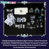 Ahri Crystal Rose Cosplay Costume - Premium Custom EditionCostume,Game,League of Legends