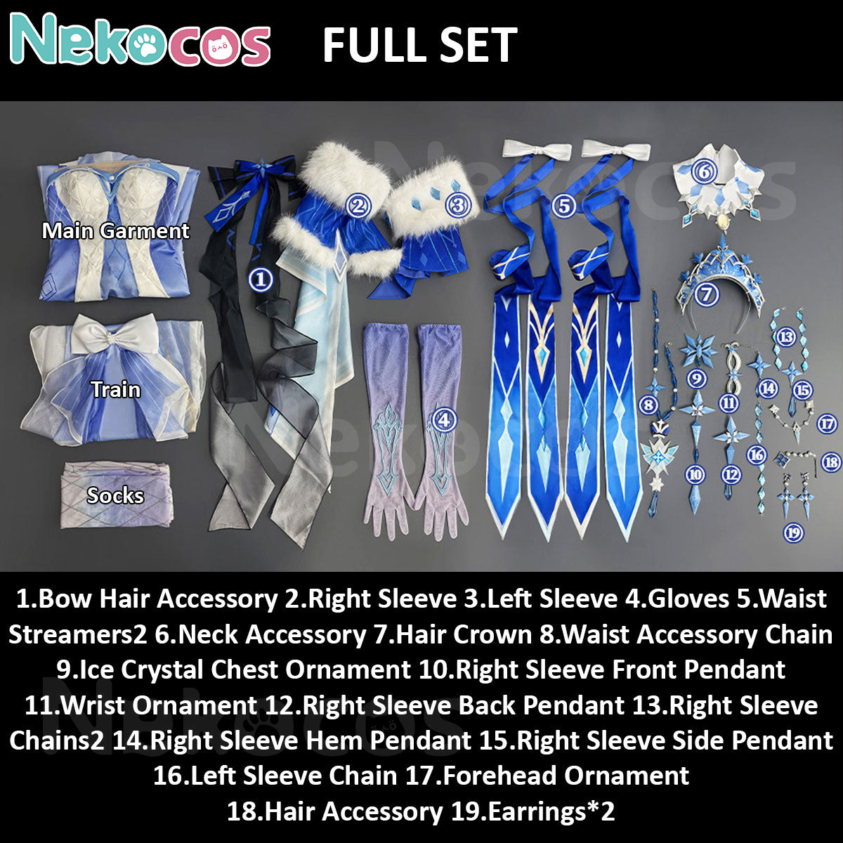 Genshin Impact Tsaritsa Cosplay Costume - Premium EditionCostume,Game,Genshin Impact