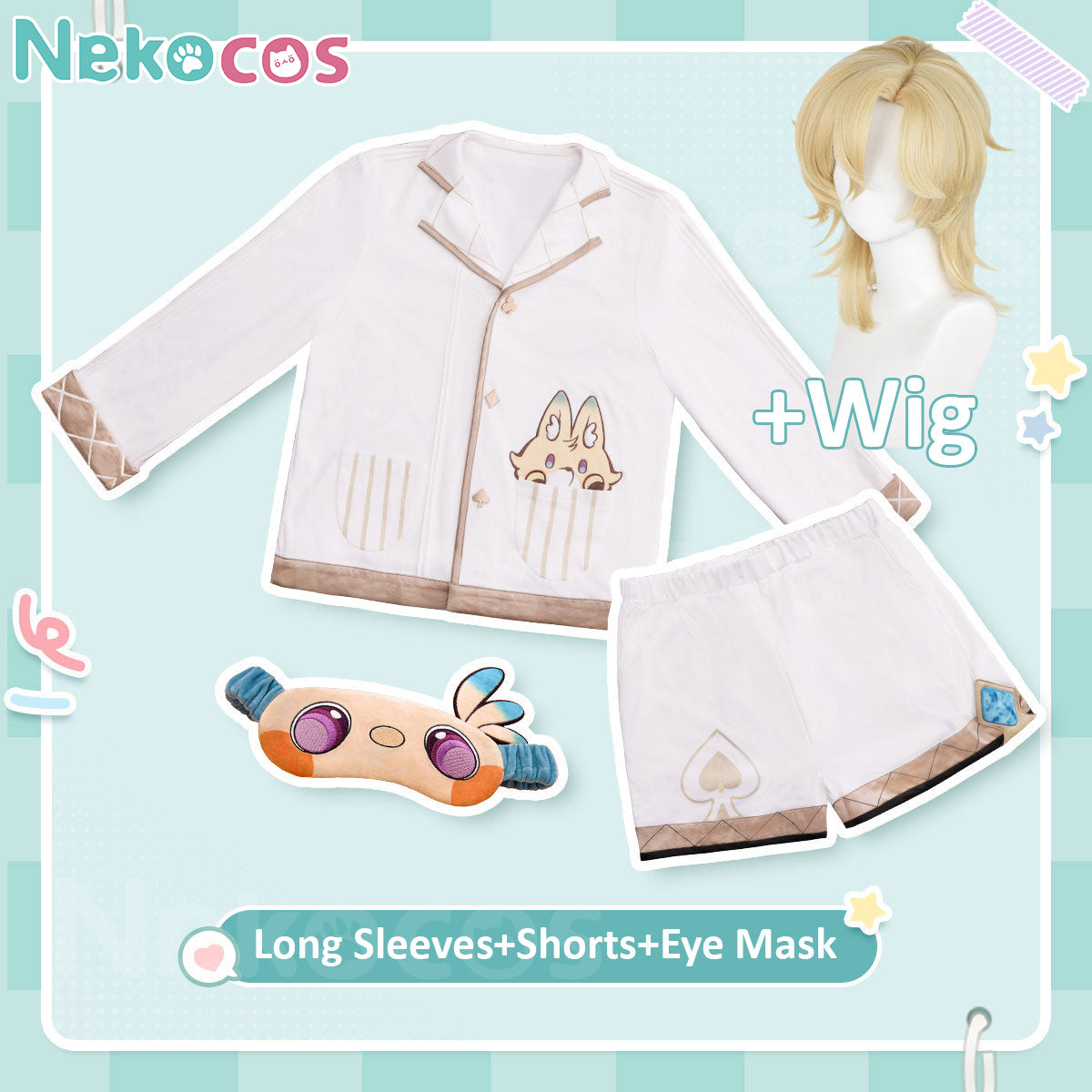 Honkai Star Rail Aventurine Cosplay Pajamas - In StockCostume,Game,Honkai: Star Rail