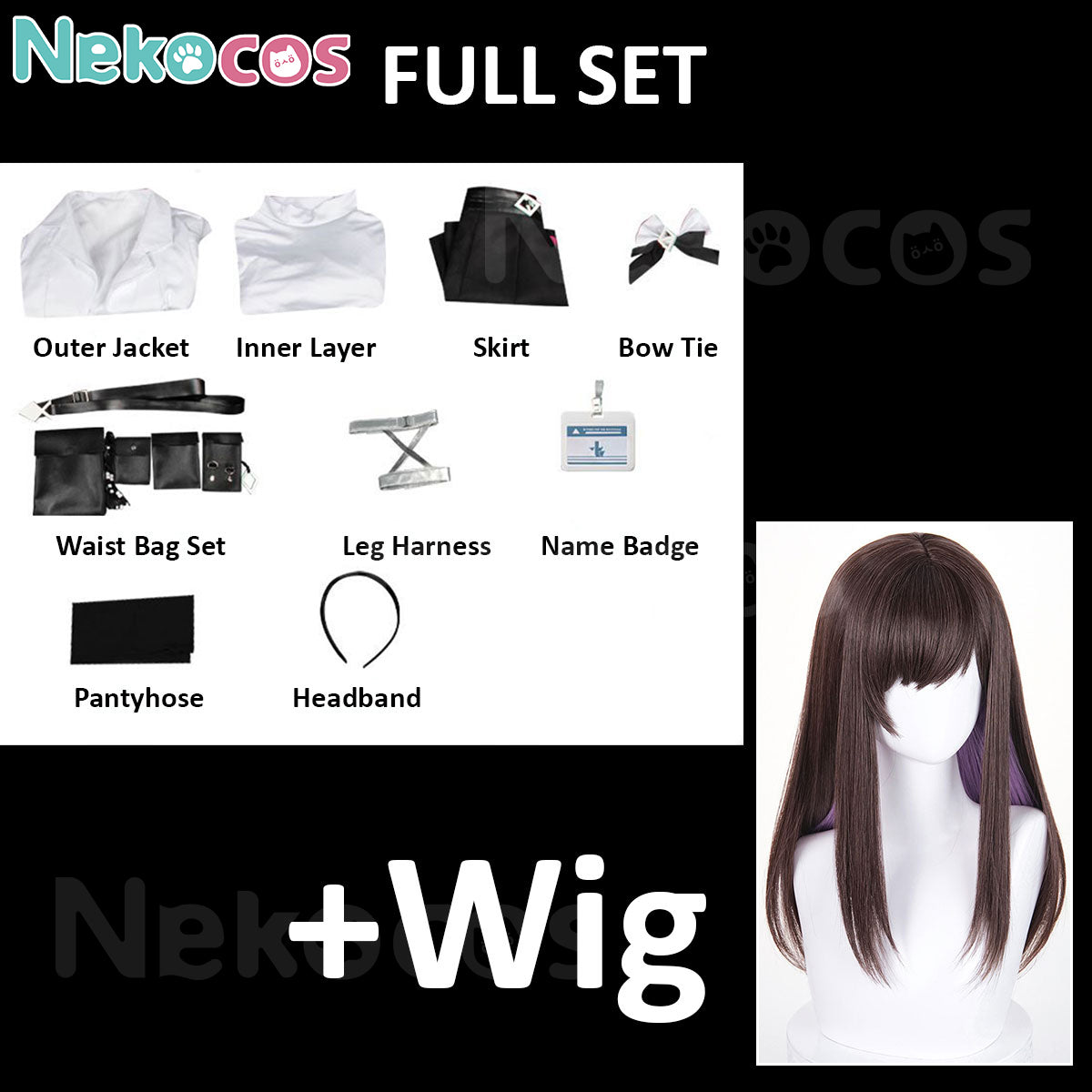 Arknights Priestess Doctor Cosplay Costume
