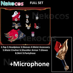Seraphine Cosplay Costume Custom-Tailored | NekocosCostume,Game,League of Legends