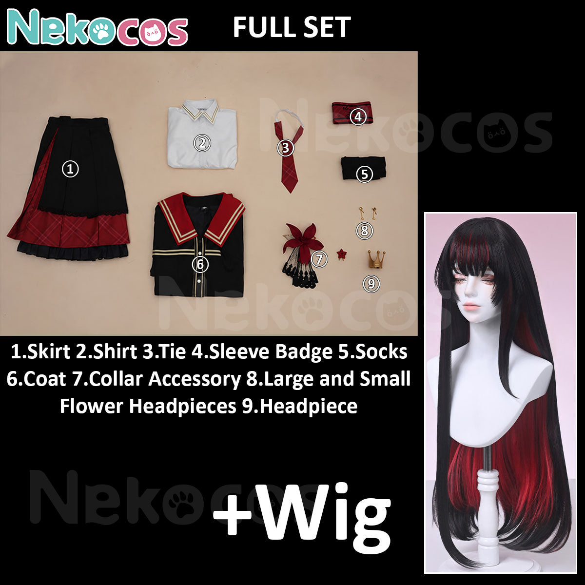 Nikaidou Hiro Cosplay Costume