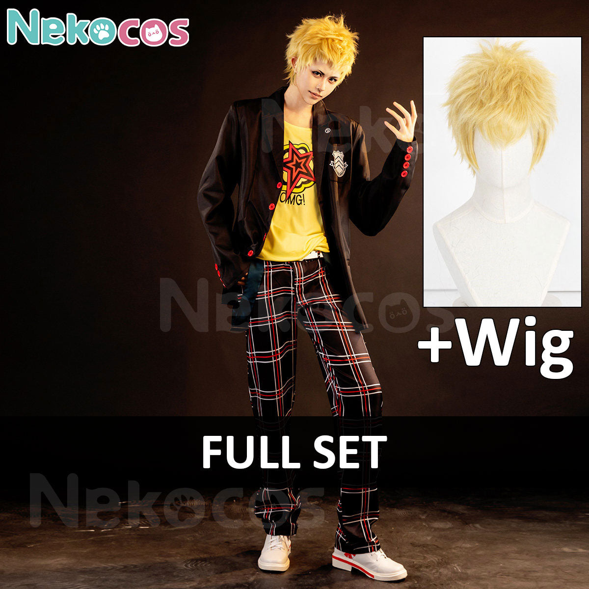 Ryuji Sakamoto Cosplay Costume - Premium Custom EditionCostume,Game,Persona