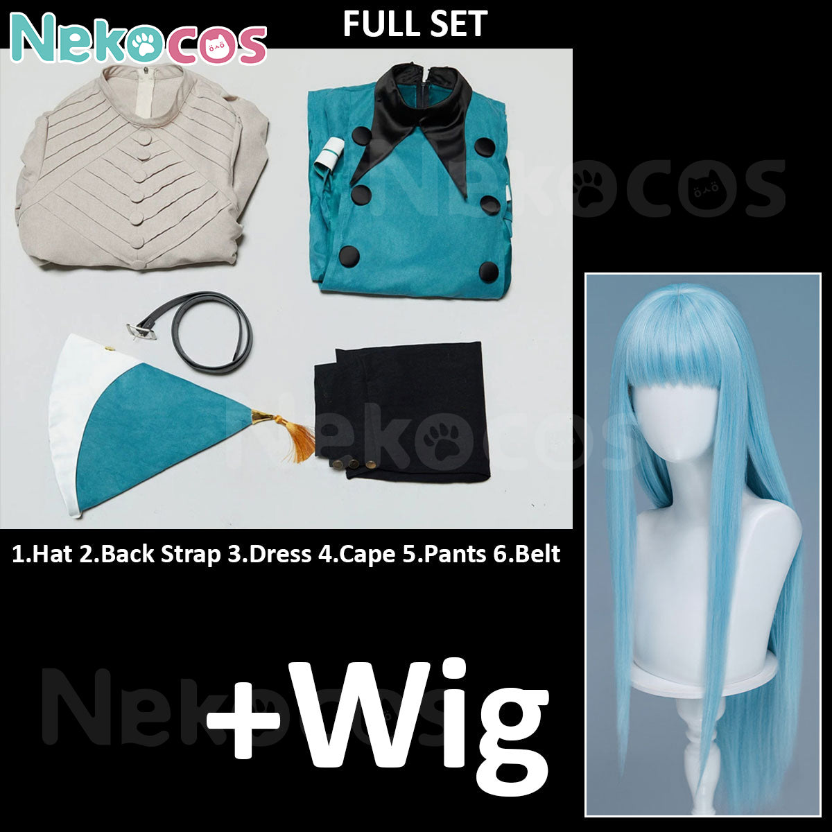 Custom Anime Cosplay Costume – Nekocos Richeh OutfitAnime,Costume,Witch Hat Atelier
