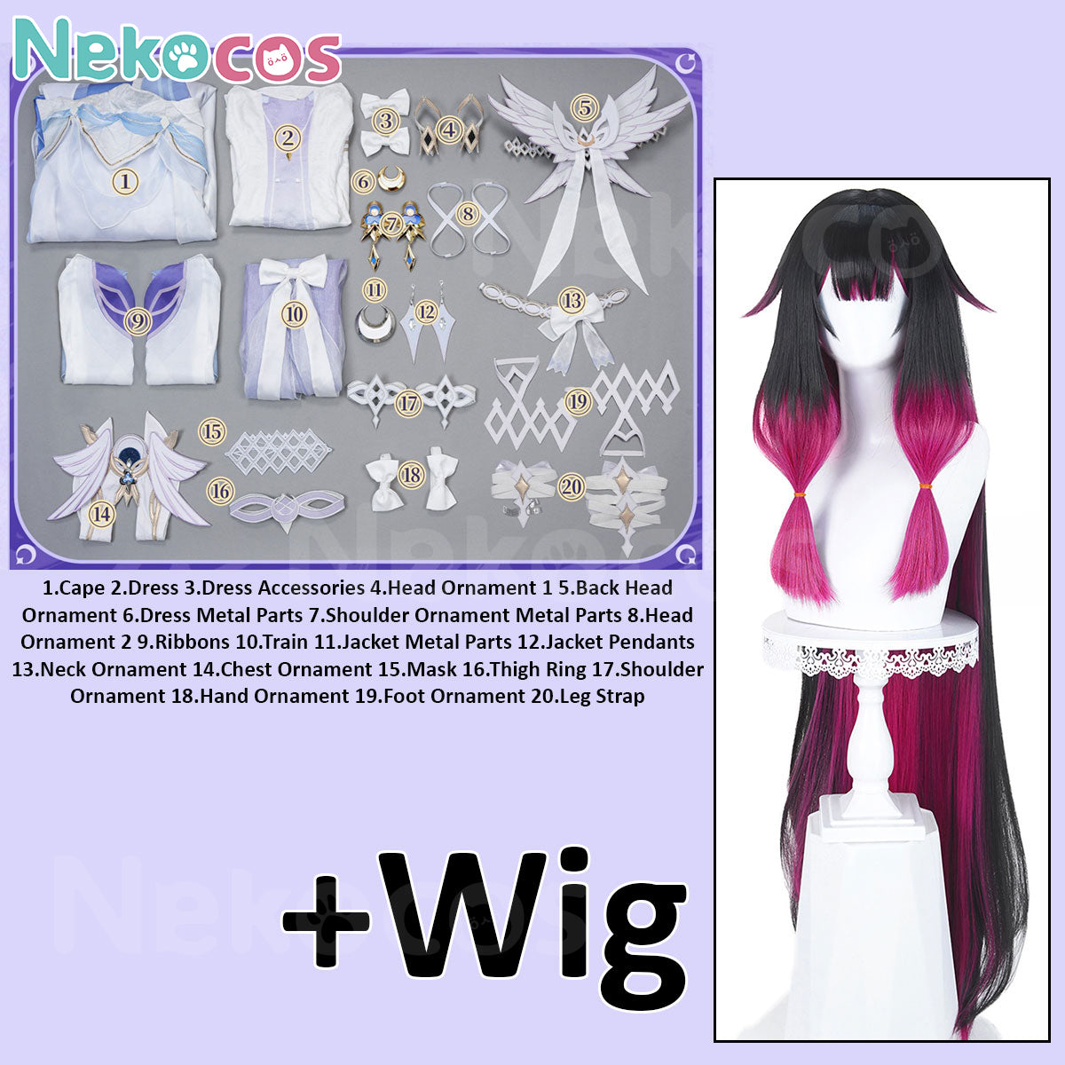 Columbina Moon Maiden Cosplay Costume