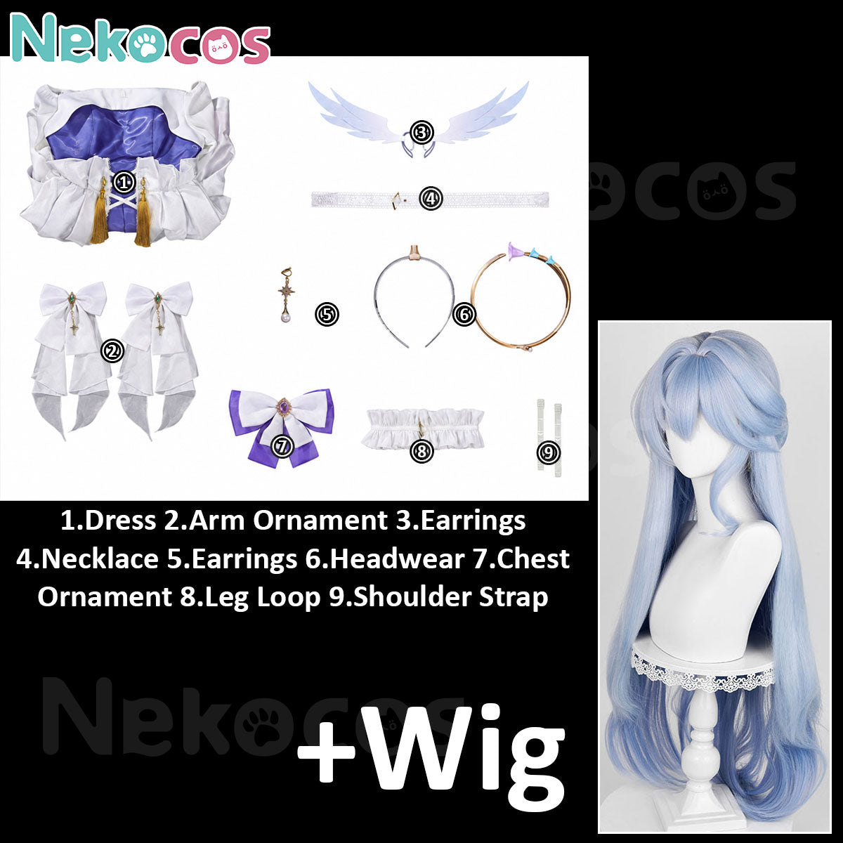 Honkai Star Rail Robin Cosplay Costume - Custom-TailoredCostume,Game,Honkai: Star Rail
