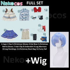 Anime Christmas Cosplay Costume | Nekocos Rem & RamAnime,Costume,Re Zero