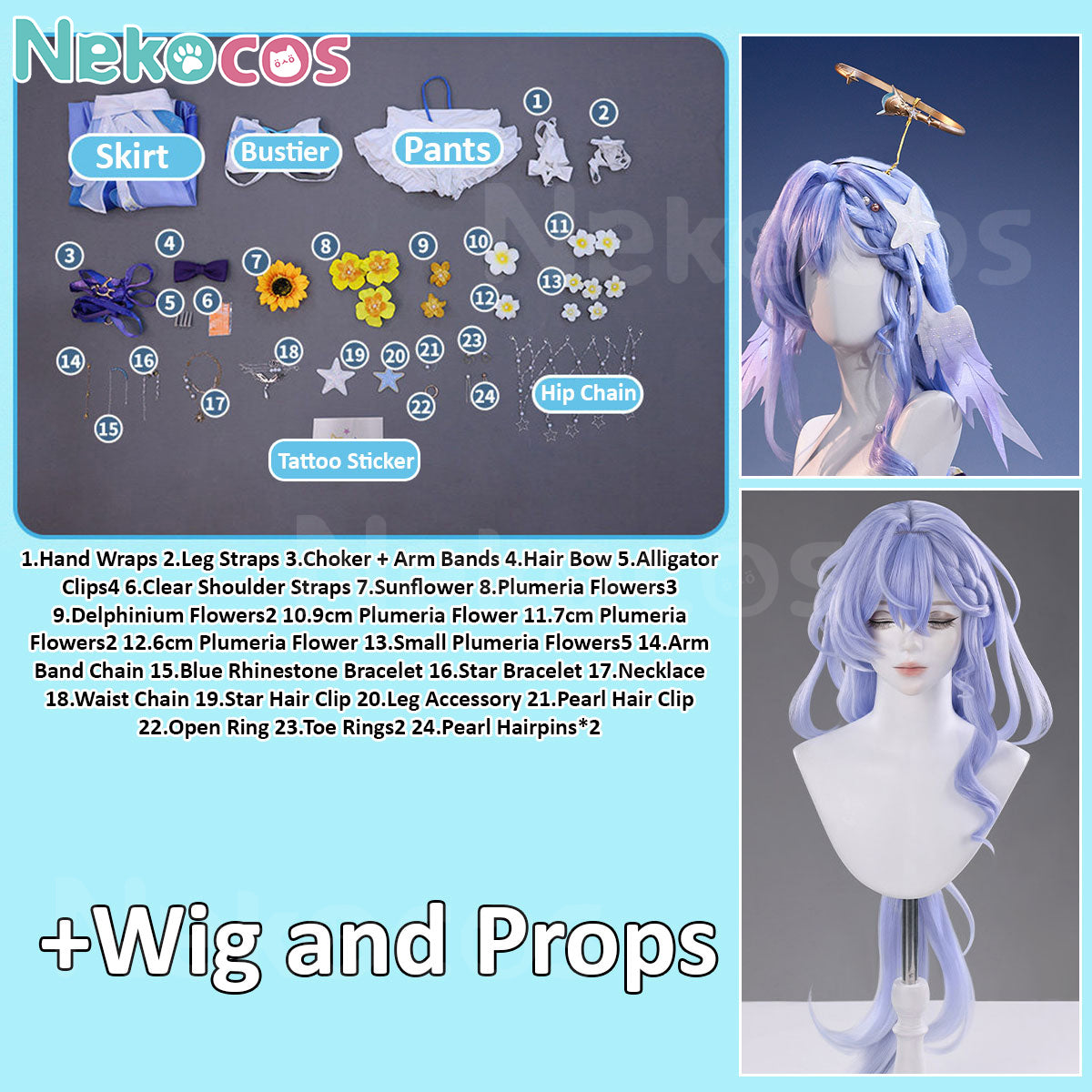 Honkai Star Rail Robin Summeretto Cosplay Costume – Premium EditionCostume,Game,Honkai: Star Rail