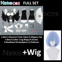 Rem Ram Anime Maid Cosplay Costume | Custom-Tailored EleganceAnime,Costume,Re Zero
