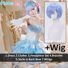 Custom Rem Angel Cosplay Costume - Tailored Just for YouAnime,Costume,Re Zero