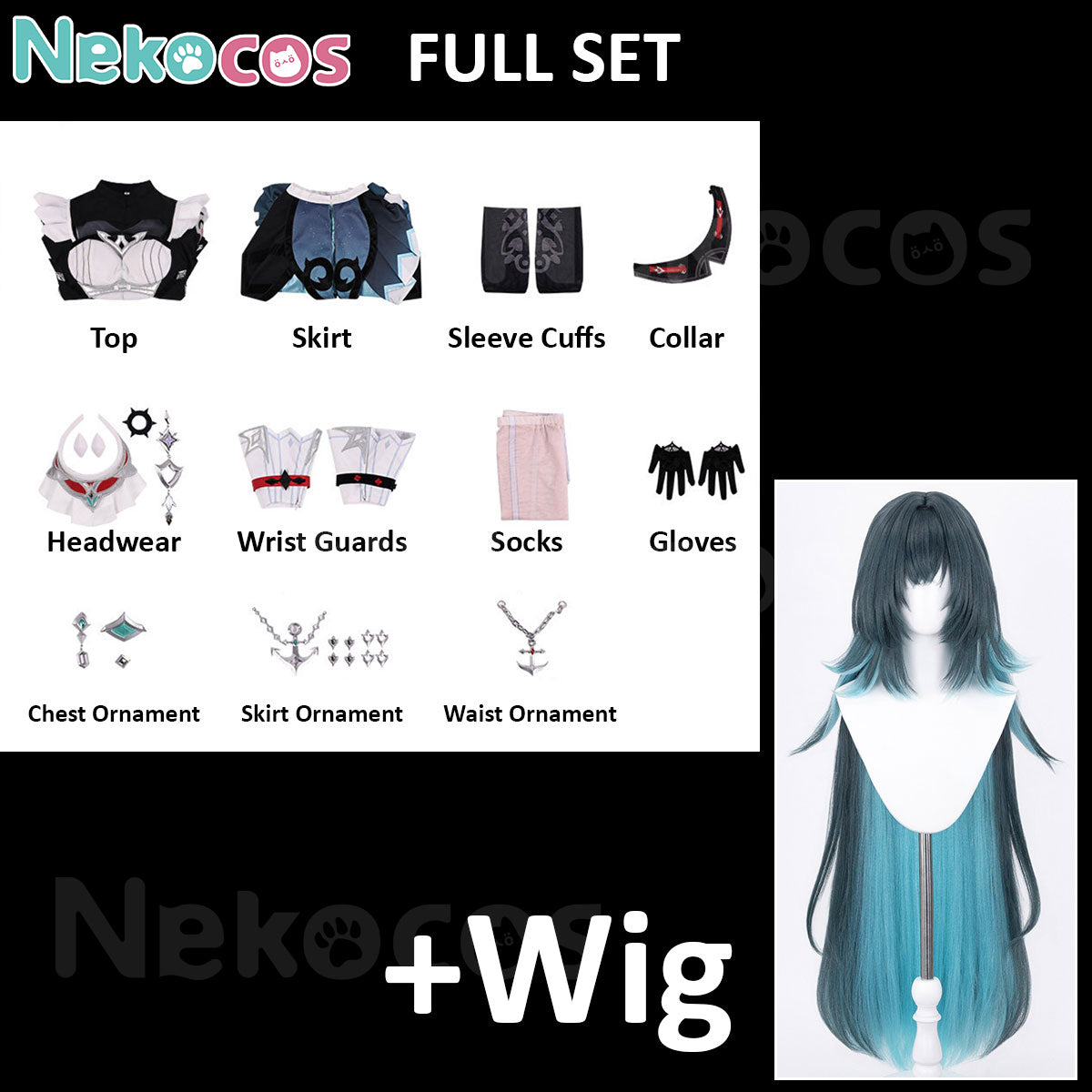 Genshin Impact Danica Cosplay Costume - Premium EditionCostume,Game,Genshin Impact