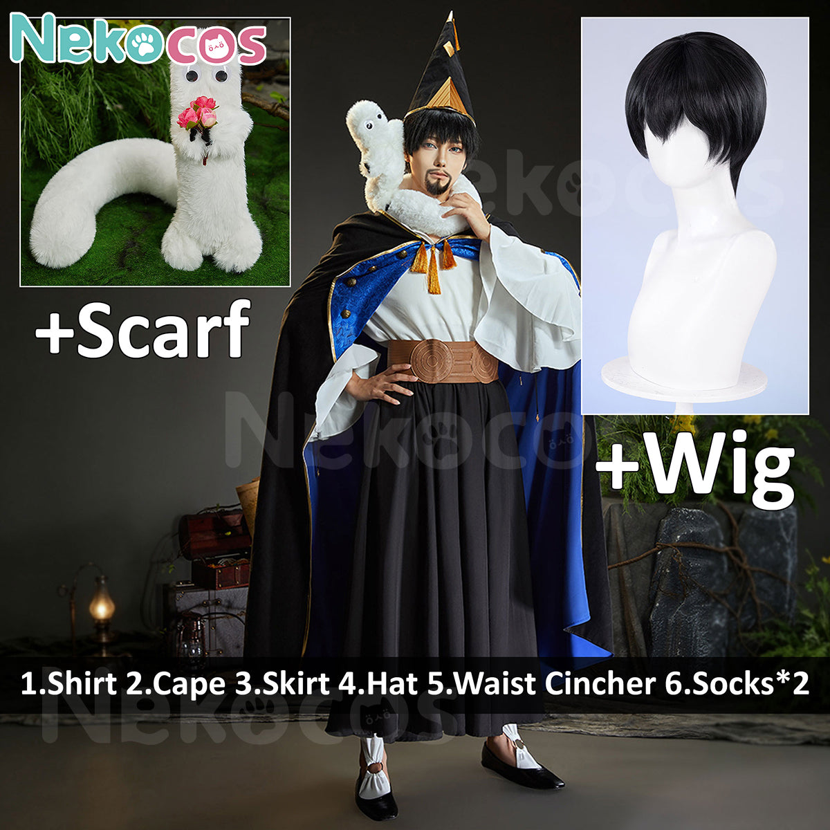 Custom Anime Cosplay Costume - Nekocos Olruggio EditionAnime,Costume,Witch Hat Atelier