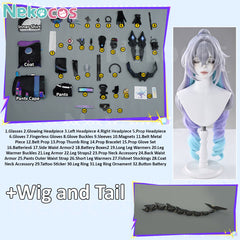 Honkai Star Rail Silver Wolf Cosplay Costume - Premium EditionCostume,Game,Honkai: Star Rail