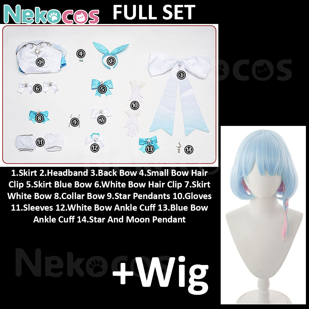 Arona Cosplay Costume Custom-Tailored