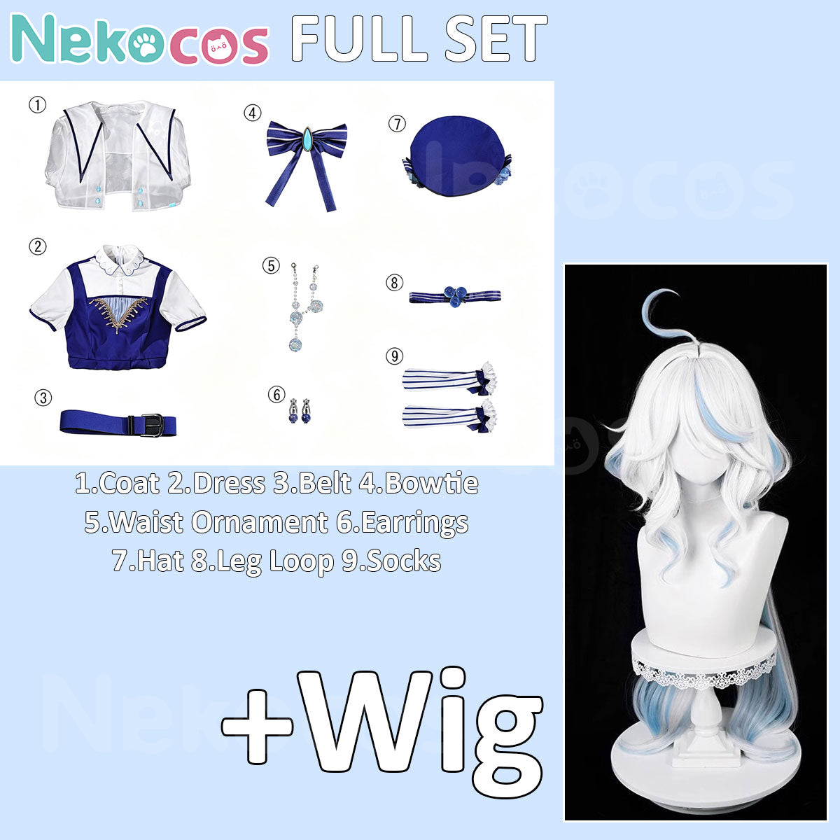 Genshin Impact Furina Cosplay Costume
