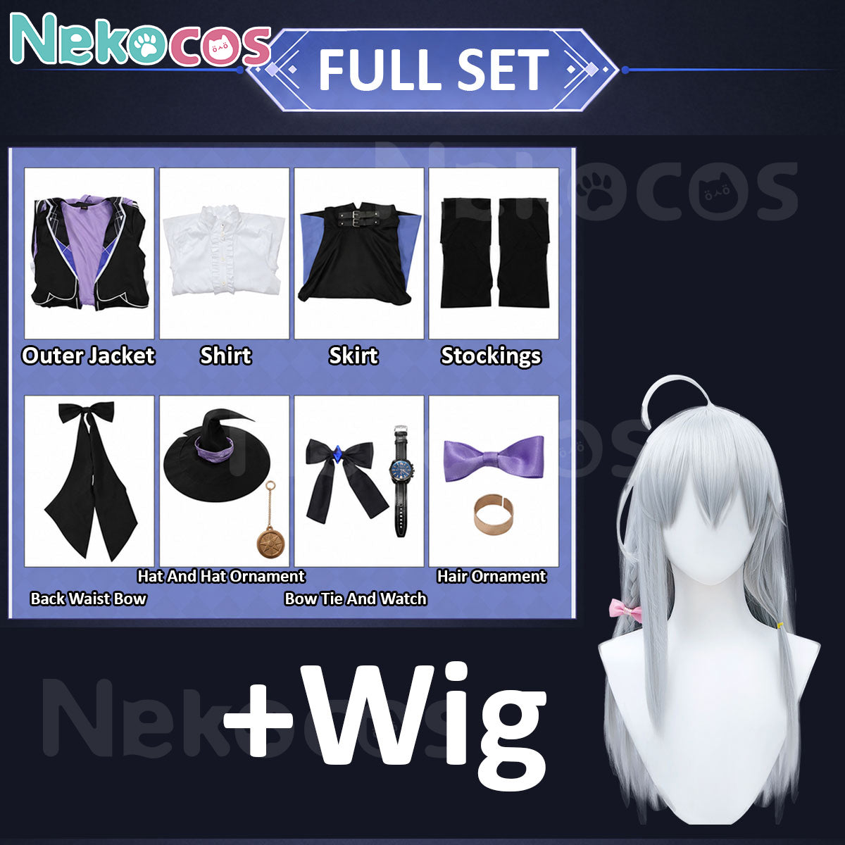 Elaina Cosplay Costume - Custom-Tailored PerfectionAnime,Costume,Wandering Witch: The Journey of Elaina