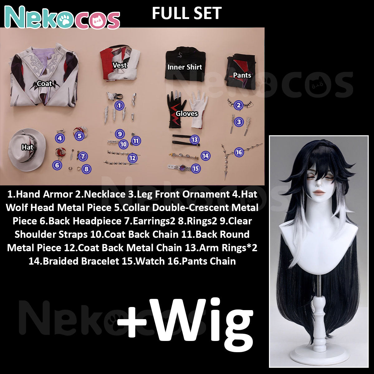 Honkai Star Rail Ashveil Cosplay Costume - Premium EditionCostume,Game,Honkai: Star Rail