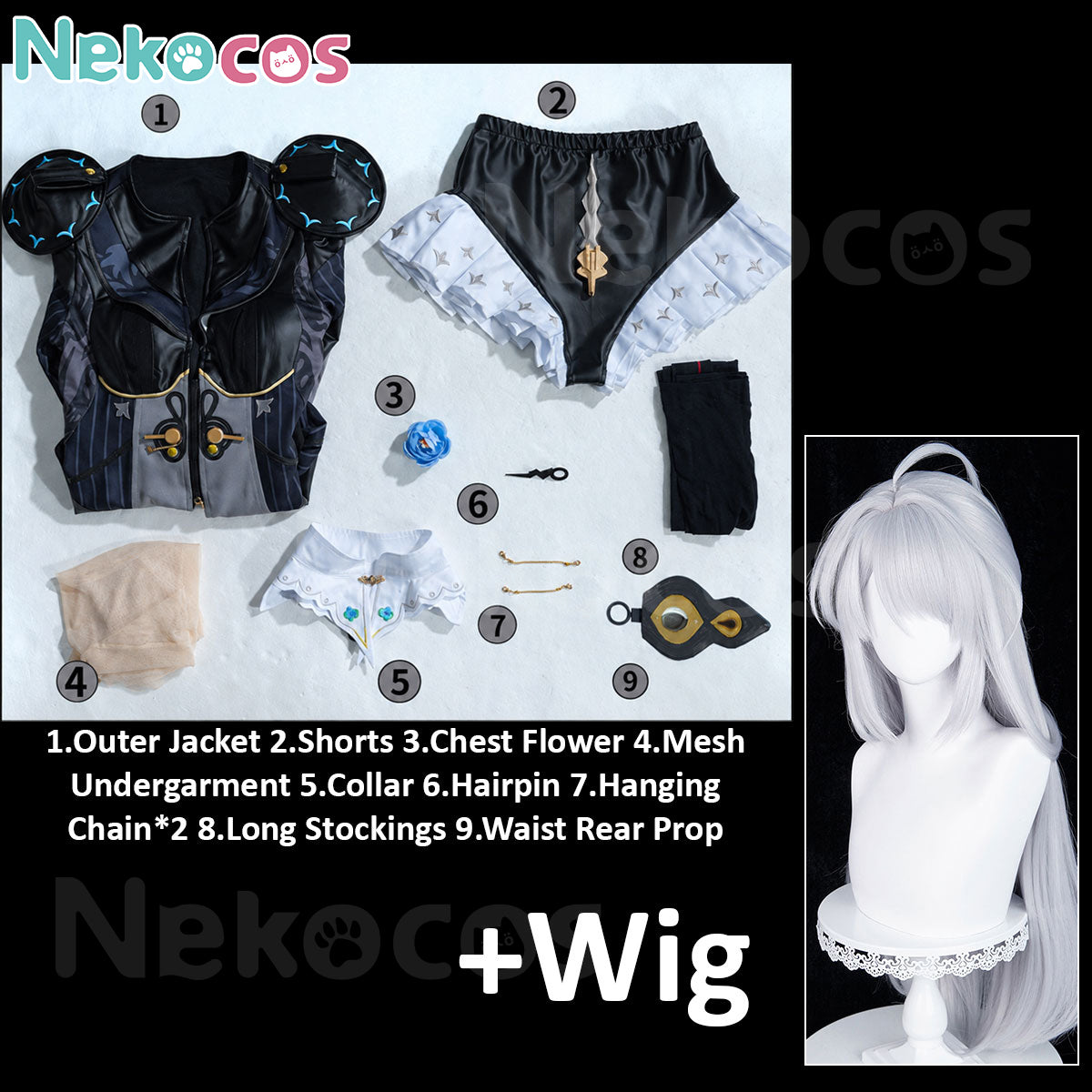 【Nekocos】Game Zenless Zone Zero Cosplay Yixuan Trails of Ink Cosplay Costume