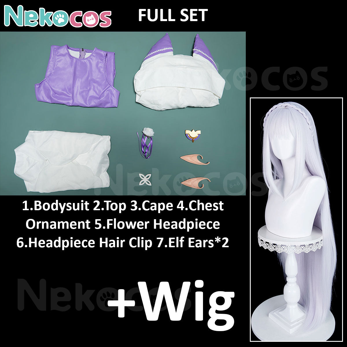 Emilia Anime Cosplay Costume Custom Tailor – Shop NowAnime,Costume,Re Zero