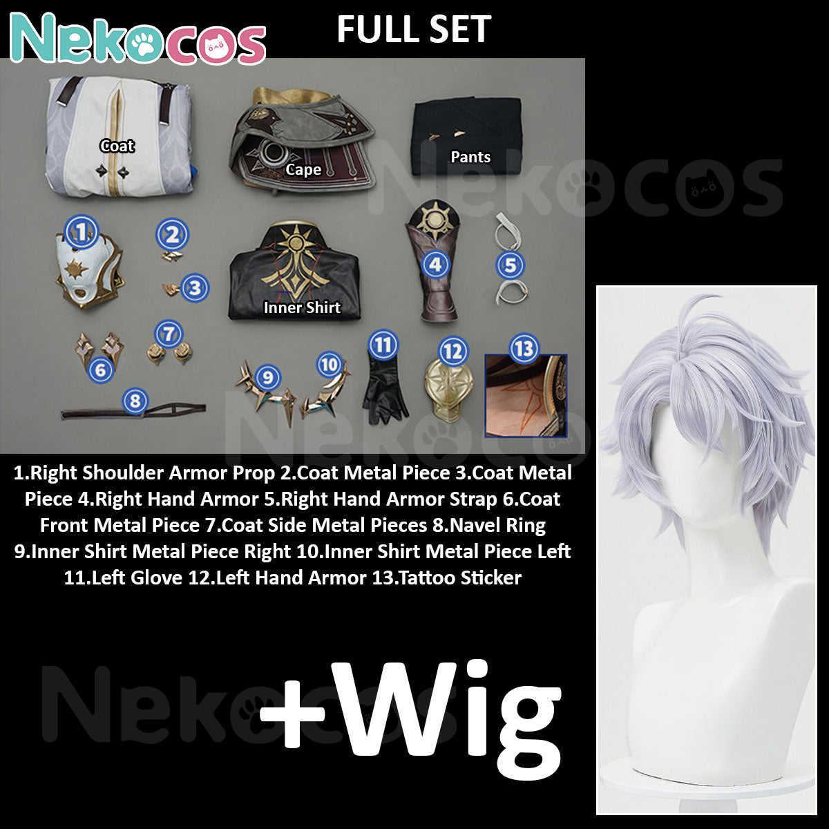Honkai Star Rail Phainon Cosplay Costume - Premium EditionCostume,Game,Honkai: Star Rail