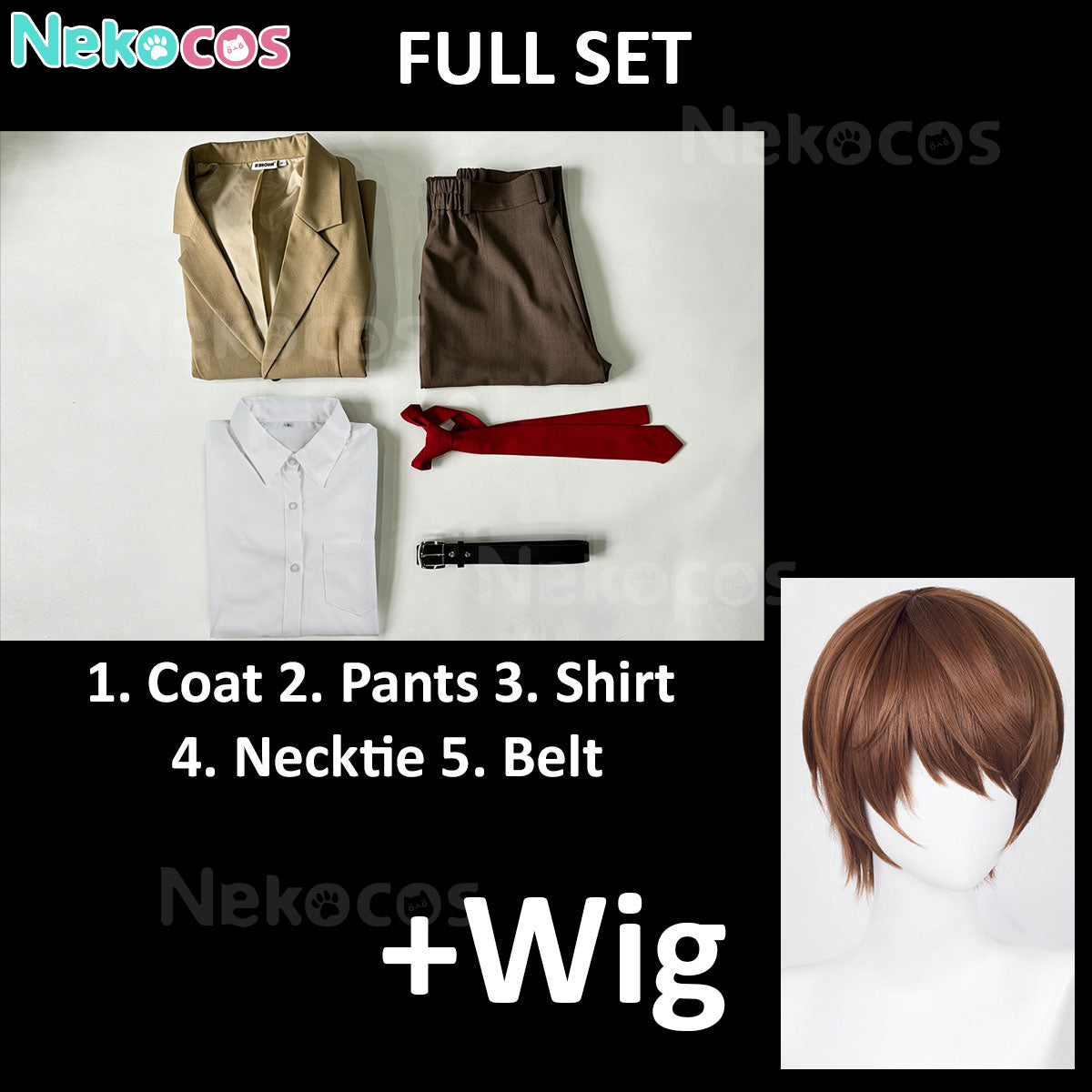 Light Yagami Cosplay Costume - Ready to Ship at NekocosAnime,Costume,Death Note