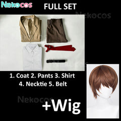 Light Yagami Cosplay Costume - Ready to Ship at NekocosAnime,Costume,Death Note