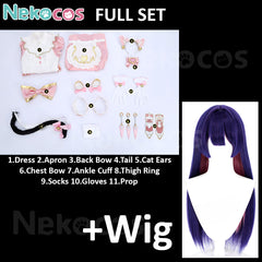 Nyan Cafe Kiriko Cosplay Costume | Custom-Tailored QualityCostume,Game,Overwatch