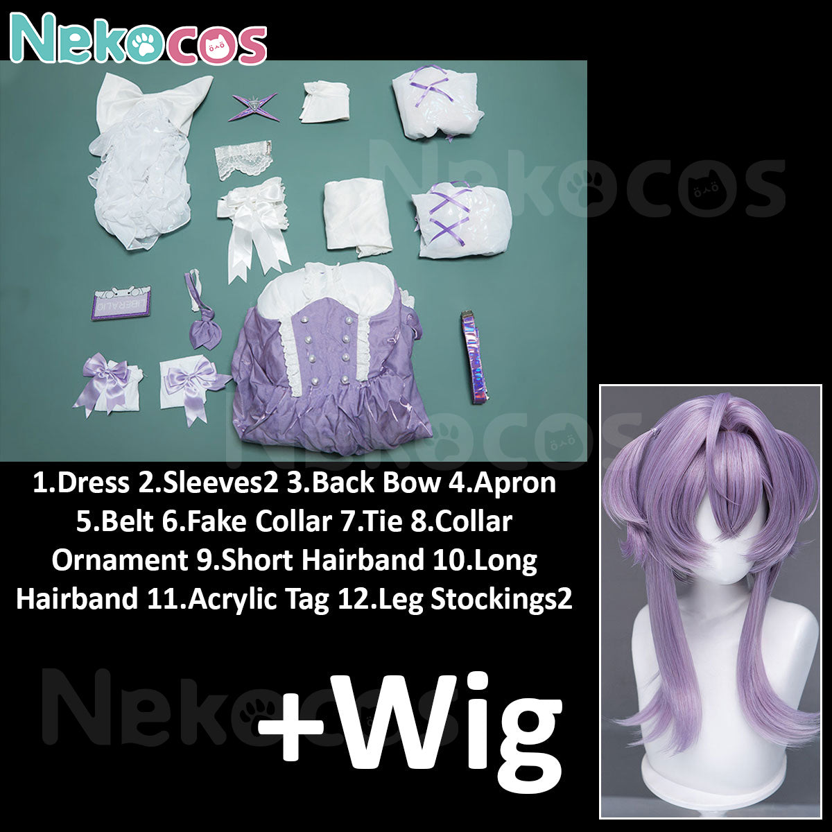 Custom Maid Cosplay Costume - Nekocos Liberalio Maid OutfitCostume,Game,Goddess of Victory: NIKKE