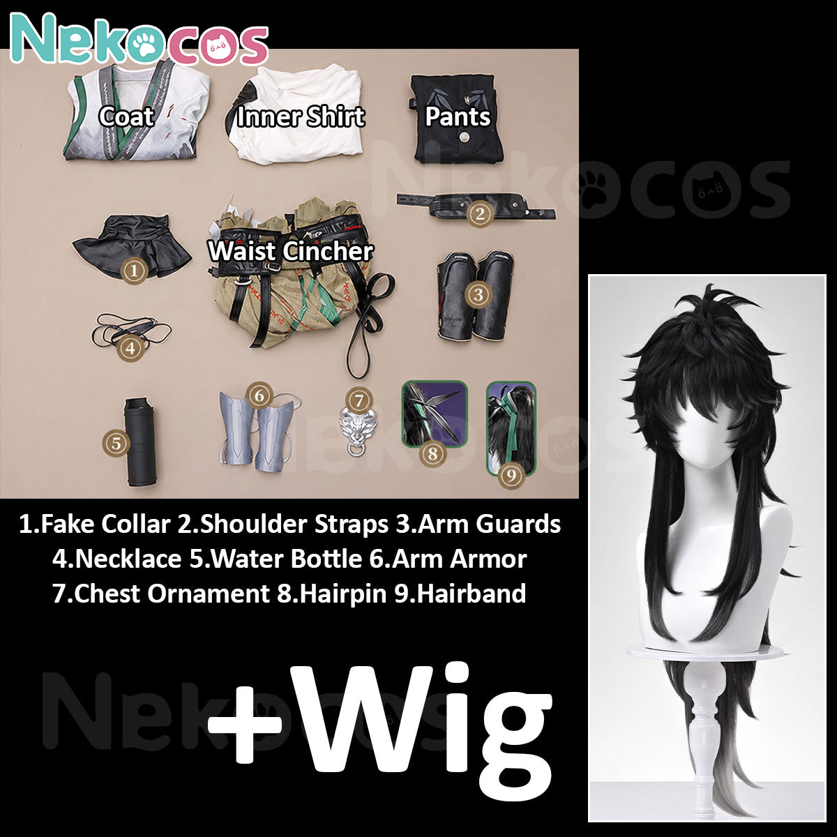 Wuthering Waves Cosplay Costume - Premium Custom EditionCostume,Game,Wuthering Waves