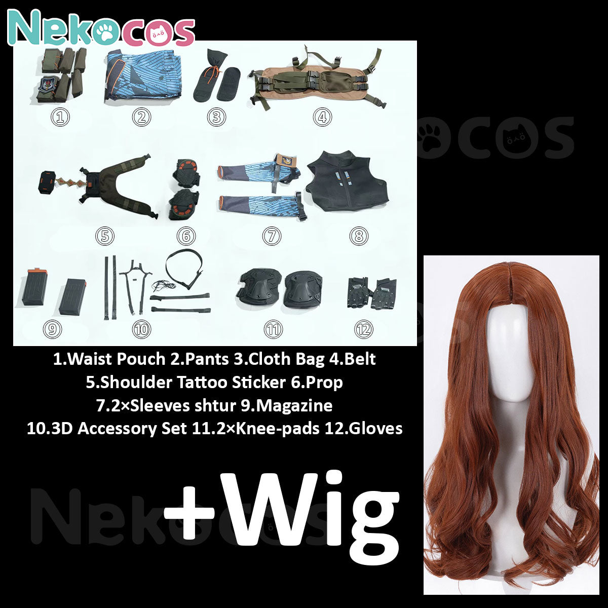 Delta Force Claire Ann Byers Cosplay Costume - Premium EditionCostume,Delta Force,Game