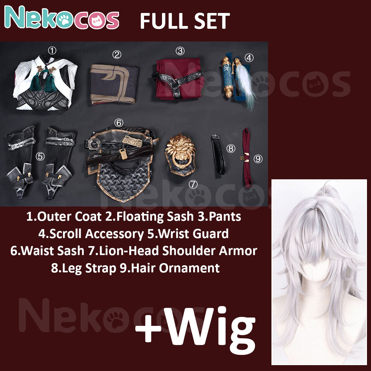 Honkai Star Rail Jing Yuan Cosplay Costume - Premium EditionCostume,Game,Honkai: Star Rail