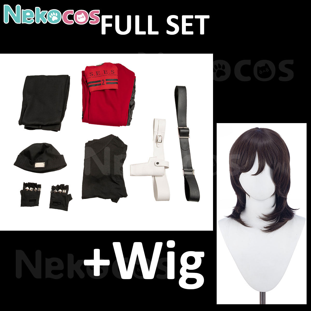 Shinjiro Aragaki Cosplay Costume - Premium Custom EditionCostume,Game,Persona