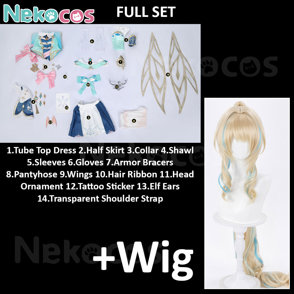 Genshin Impact Vesna Cosplay Costume - Premium Custom EditionCostume,Game,Genshin Impact