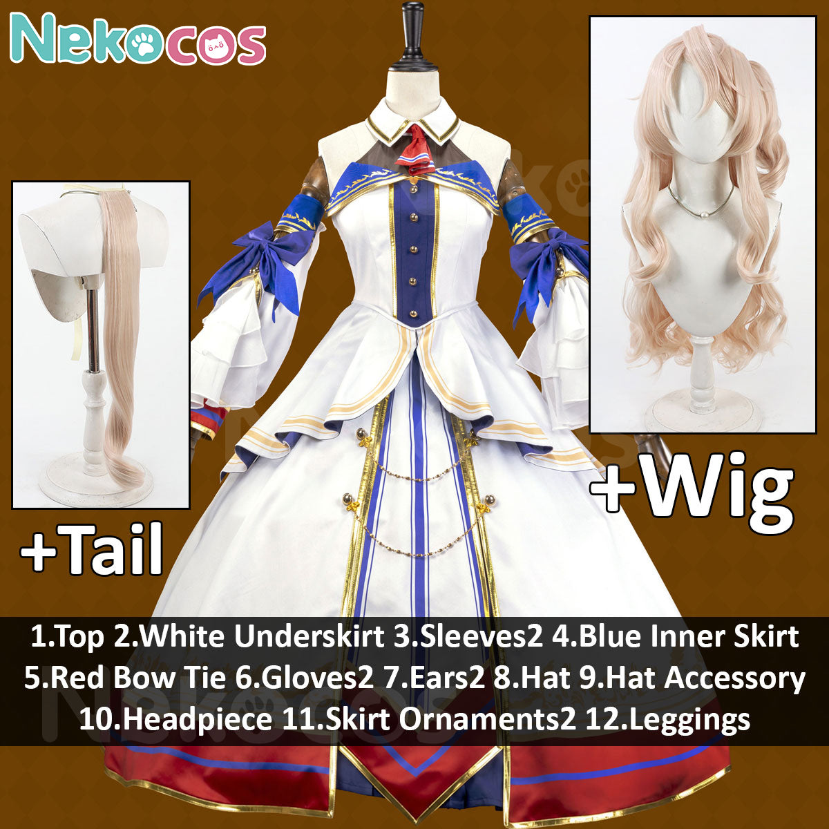 Uma Musume Victoire Pisa Cosplay Costume - In Stock NowCostume,Game,Uma Musume Pretty Derby